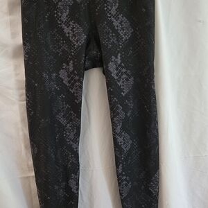 Old Navy Black and Purple Kids Leggings